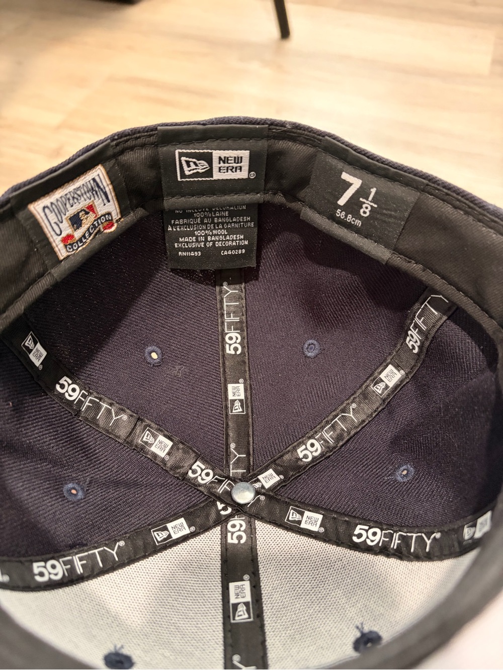 Black Yankees wool cap - Picture 4 of 5